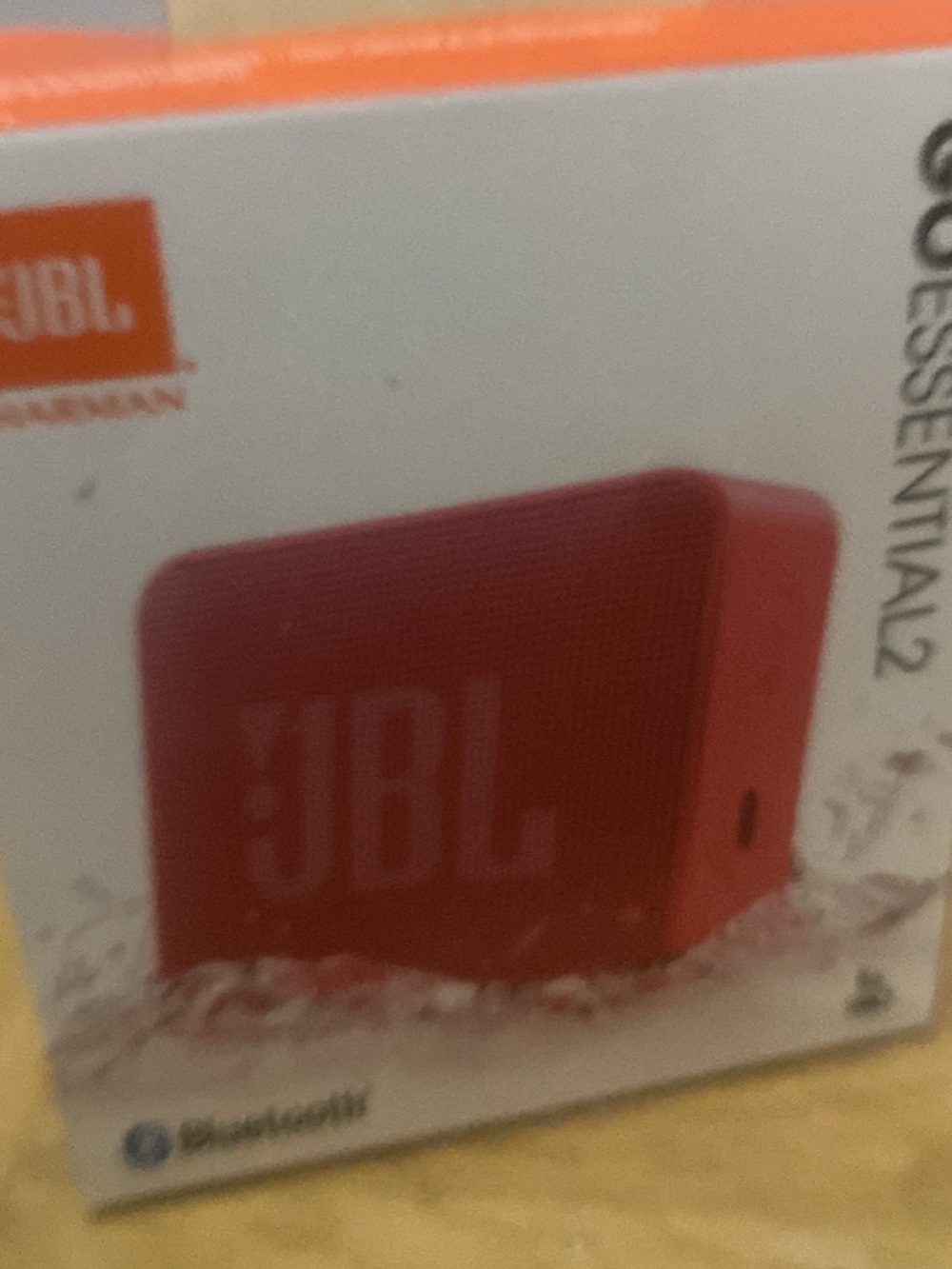 JBL Go Essential 2 Portable Bluetooth Speaker - Red